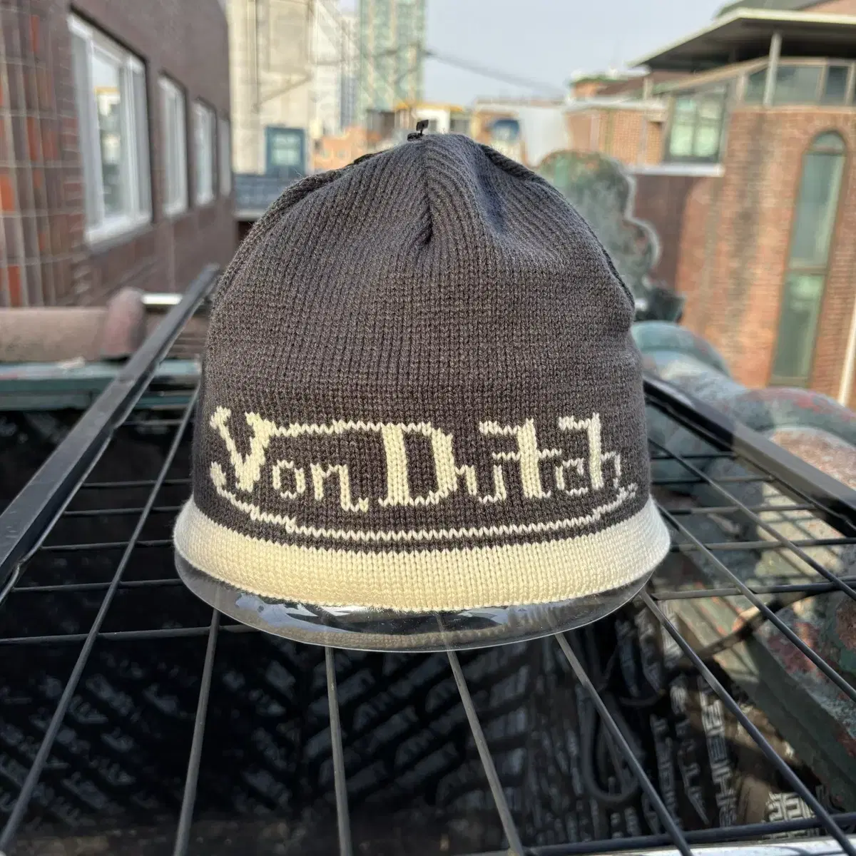 Von Dutch 00s 본더치 데드스탁 그레이 비니