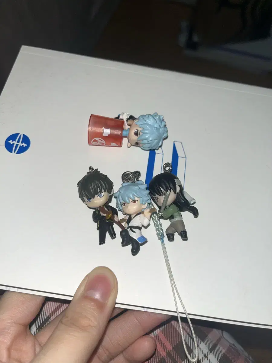 Gintama Mascot keyring Gacha Figures Gintoki Hijikata Zura