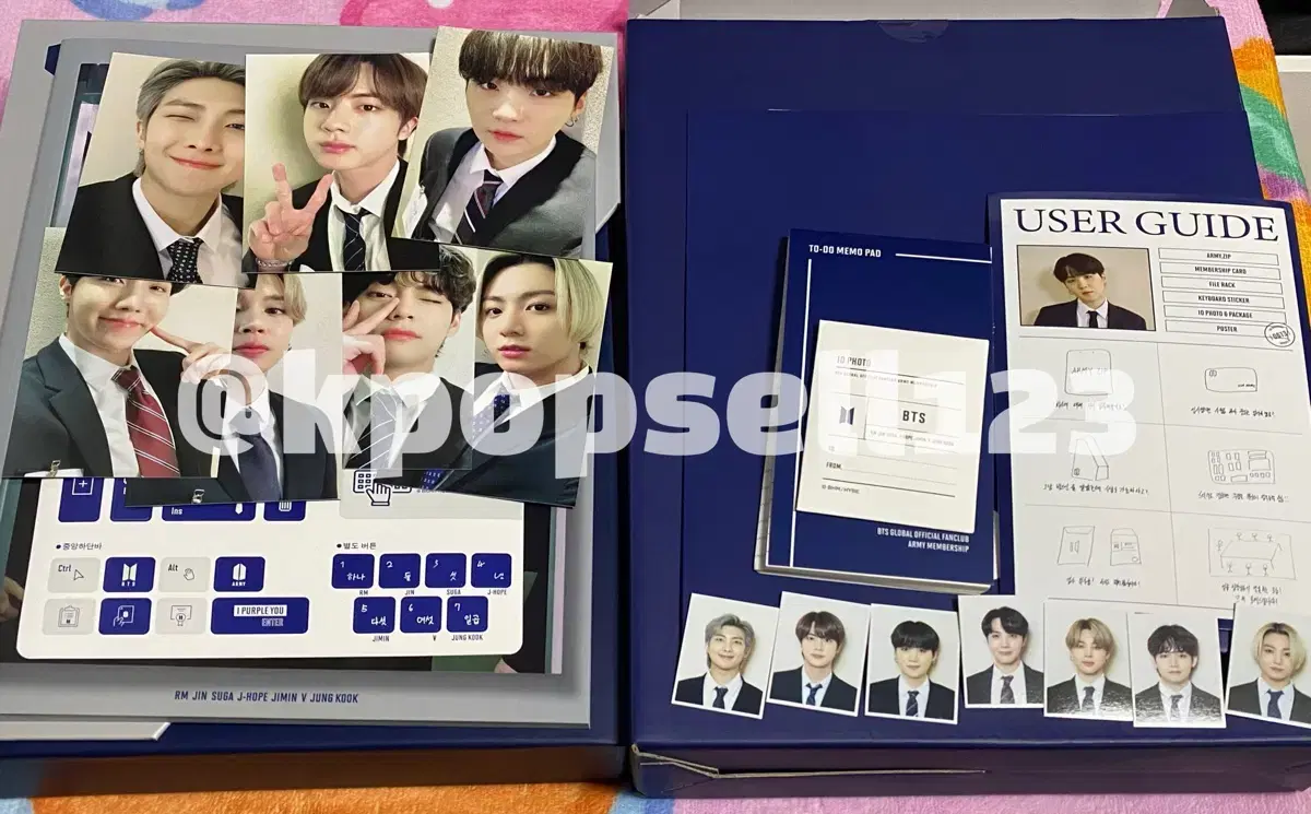 BTS 방탄소년단 8기 아미키트 멤버십키트 army membership