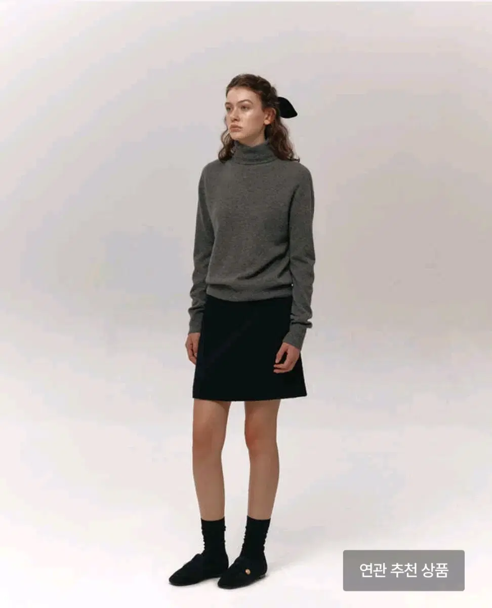 Shopem COSMO Cashmere turtleneck in gray