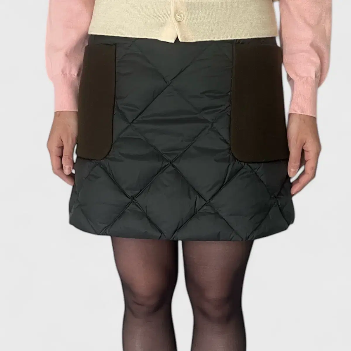 Moncler padded skirt