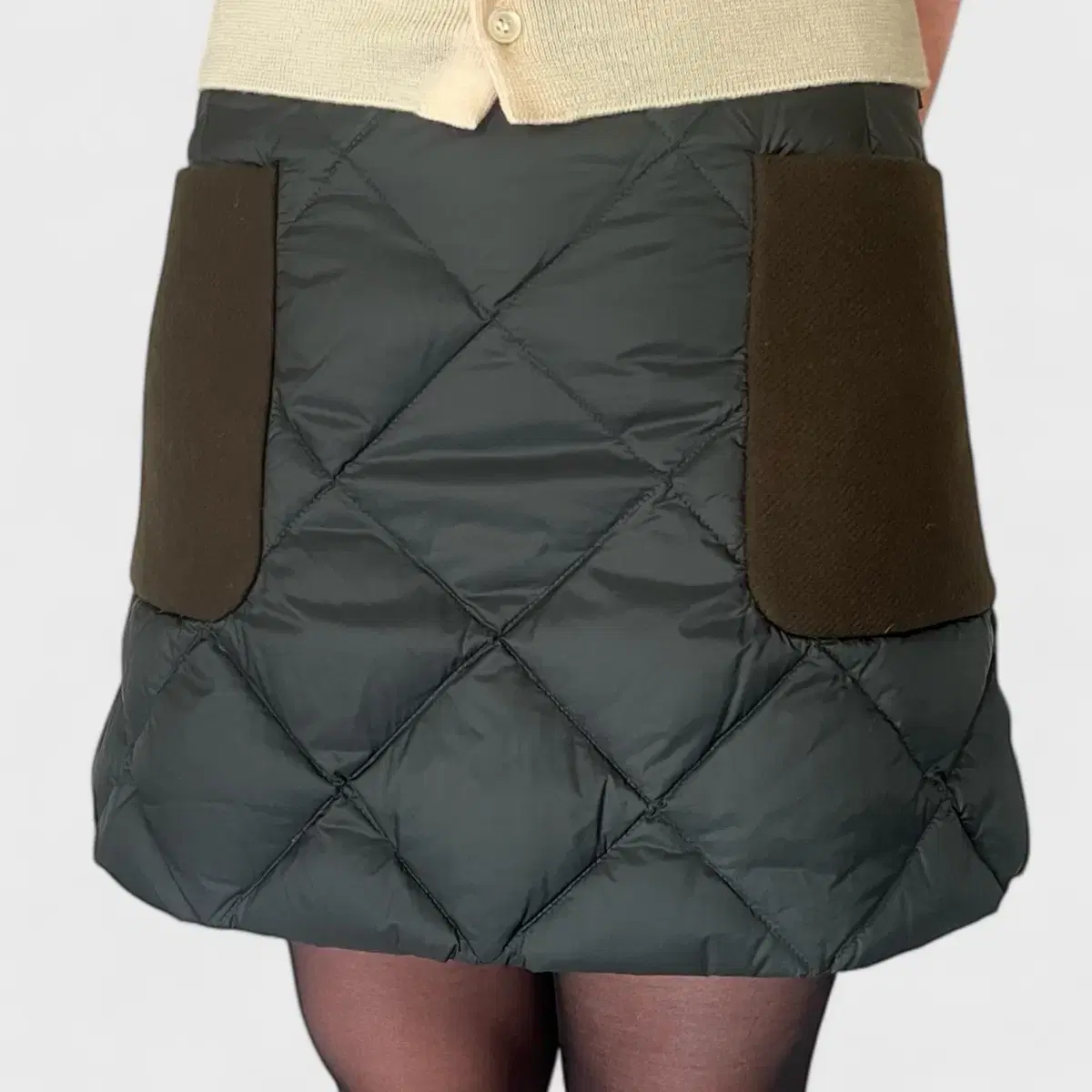 Moncler padded skirt