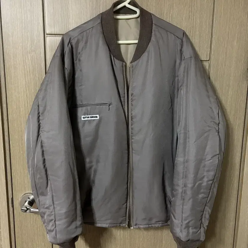 ジャケット・アウター Kaptain Sunshine SILK BOMBER JACKET 限りなく黒に近い紺のシルク｜takuro yamashita