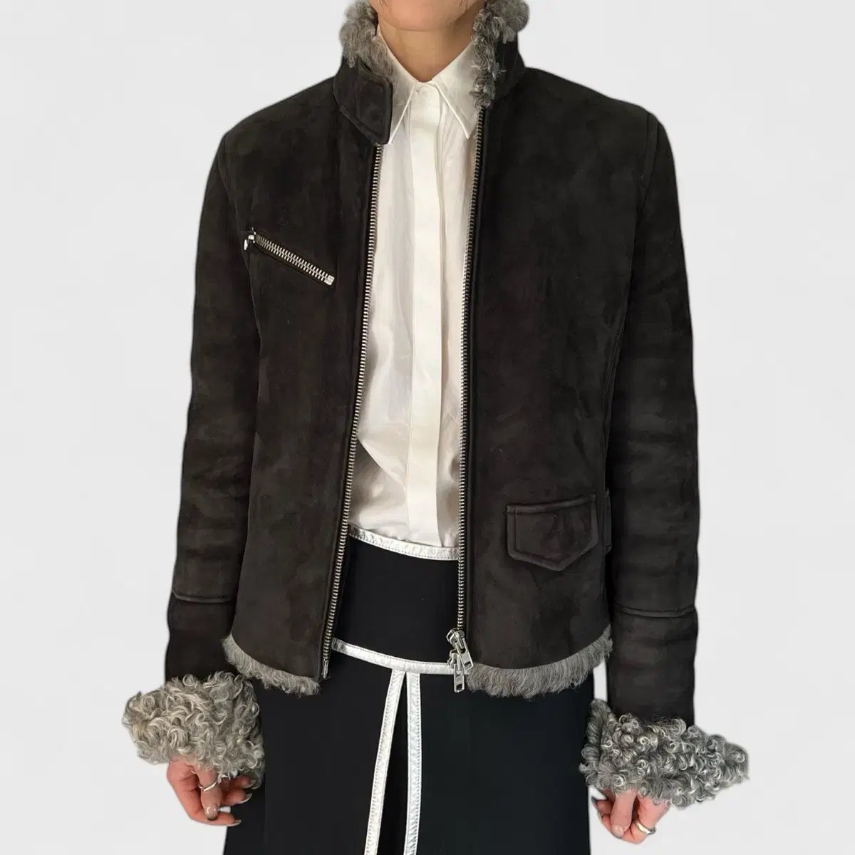 Margiela MM6 shearling Jacket