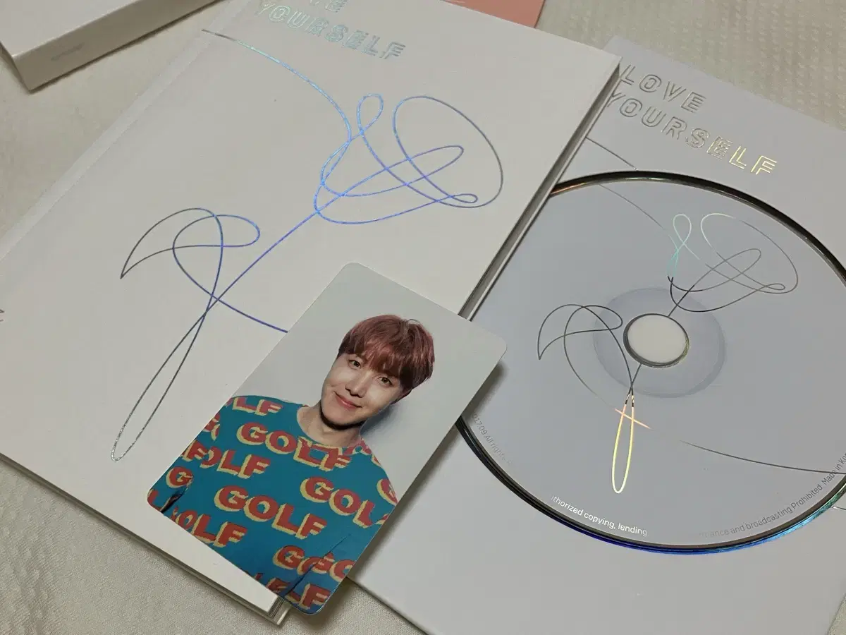 BTS Love Yourself Her V version album j-hope photocard