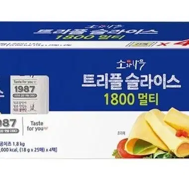 동원 소와나무 트리플슬라이스치즈1.8KG