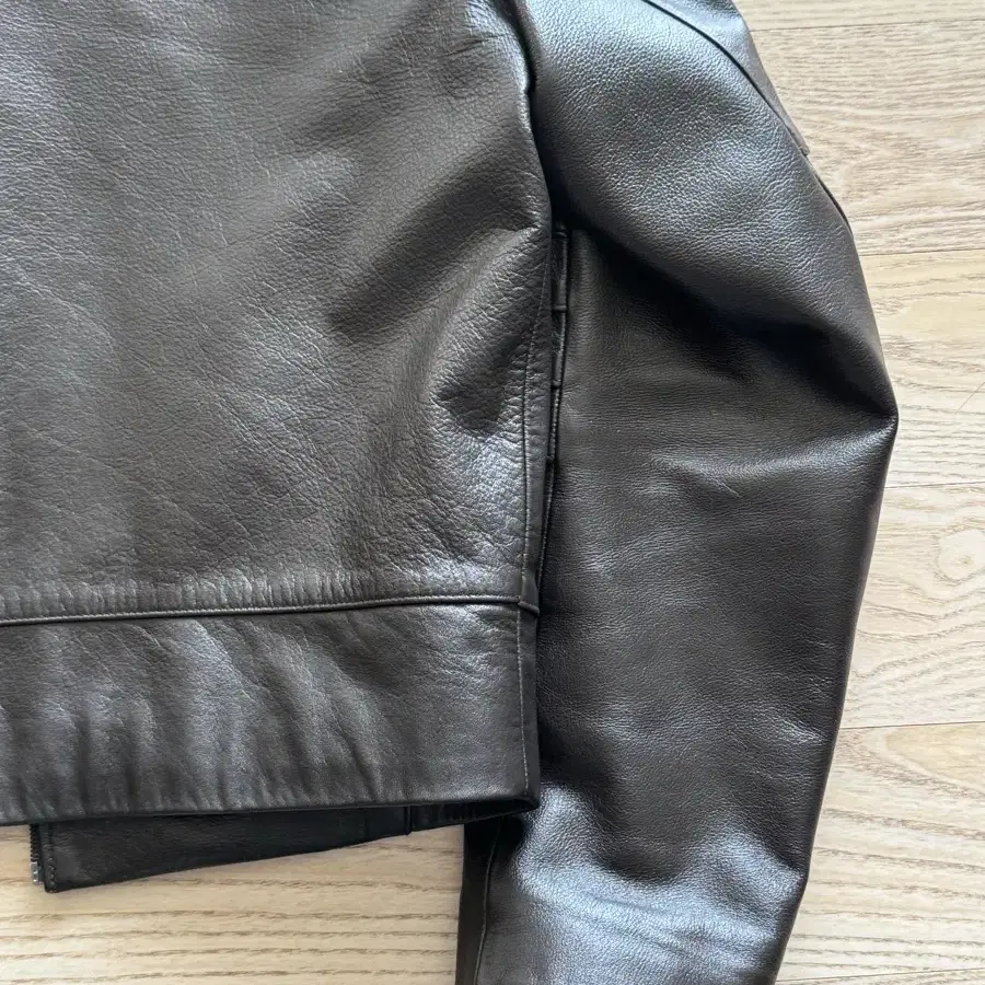 머듈 레더 브라운 appendix leather jacket /brow