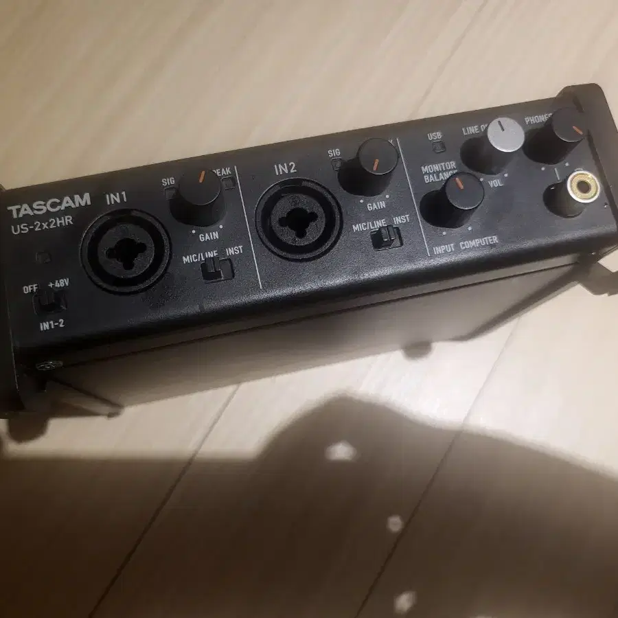 tascam 오디오인터페이스 us-2x2hr