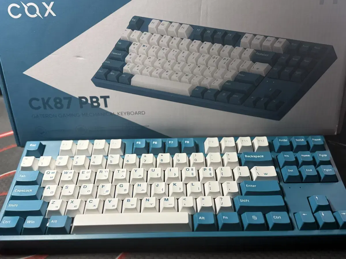 콕스 CK87 PBT 기계식 키보드 s급