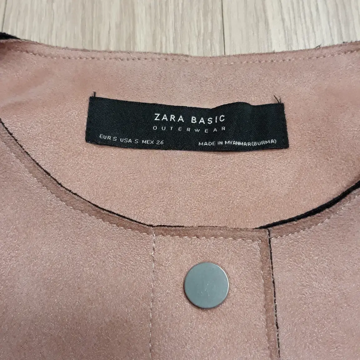 자라 ZARA 캐주얼 자켓 파우더핑크