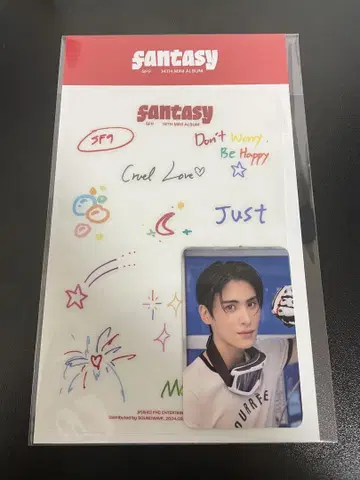 SF9 FANTASY popup 스티커 트레이딩 카드 태연