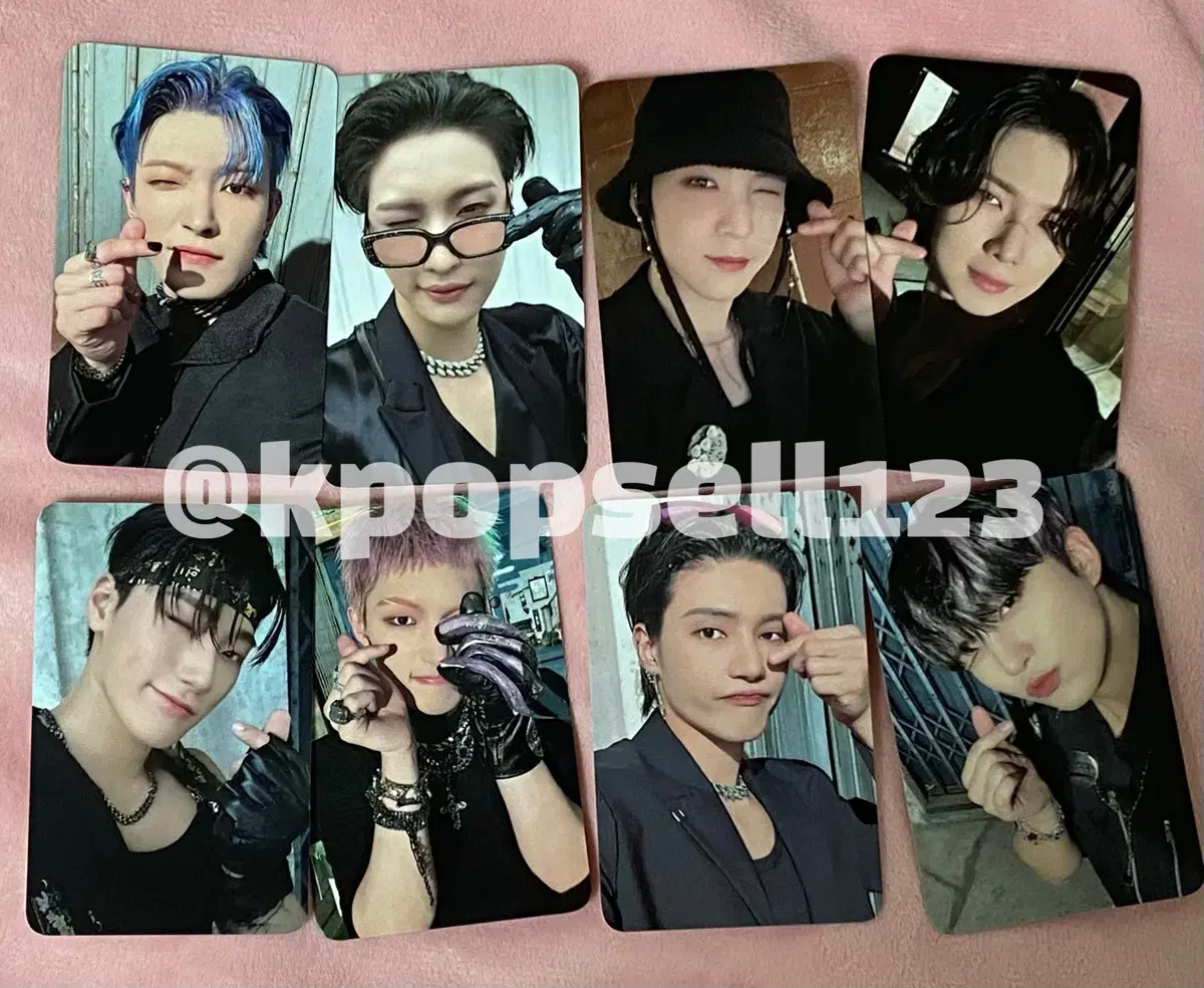 ATEEZ 에이티즈 팝업 아돌라 에버라인 애니티즈 포카 photocard