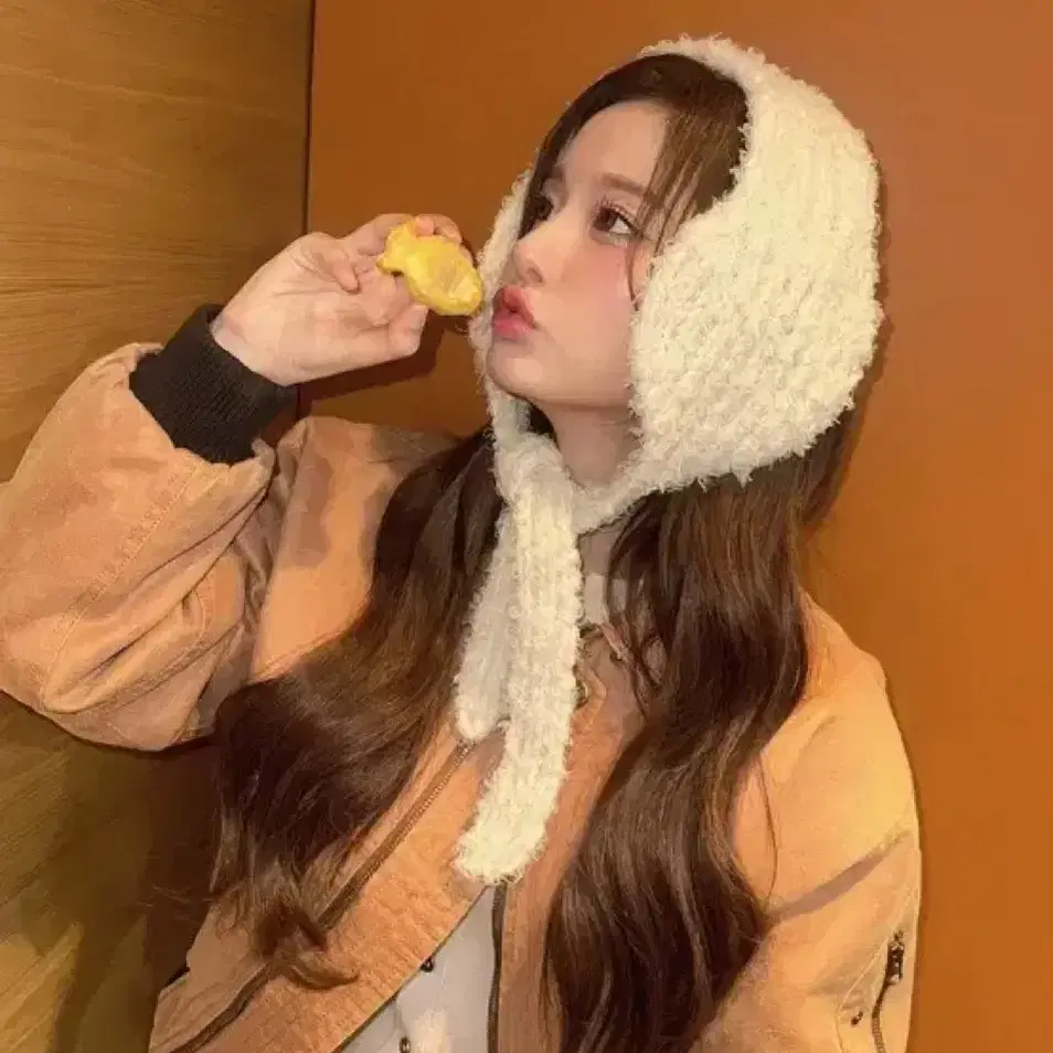 펀프롬펀 엔믹스 설윤 TEXTURED KNIT EARMUFFS 귀도리