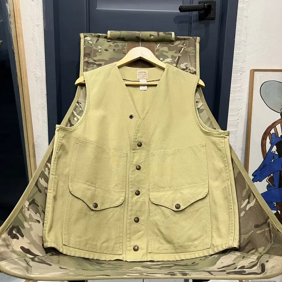 OLD FILSON CANVAS COTTON CRUISER 필슨베스트