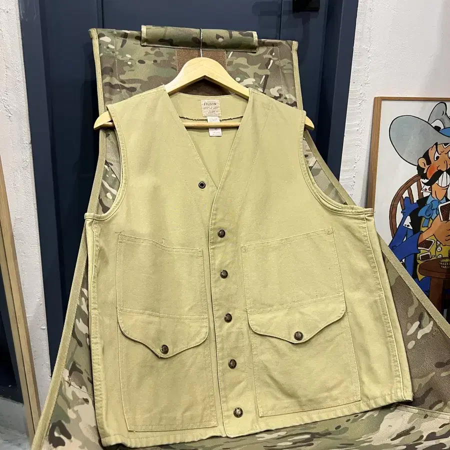 OLD FILSON CANVAS COTTON CRUISER 필슨베스트