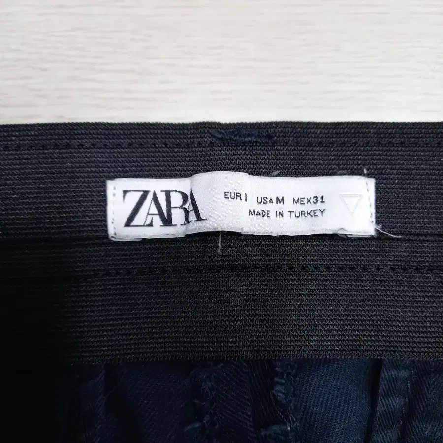 31 ZARA Turkey 밴딩 스판 치노팬츠 네이비 31-377