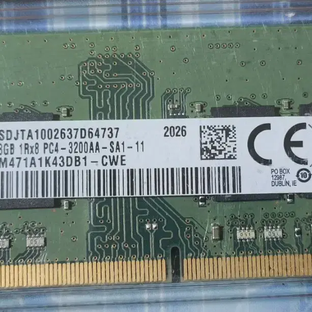 노트북 DDR4 16GB Dual Channel 8Gbx2