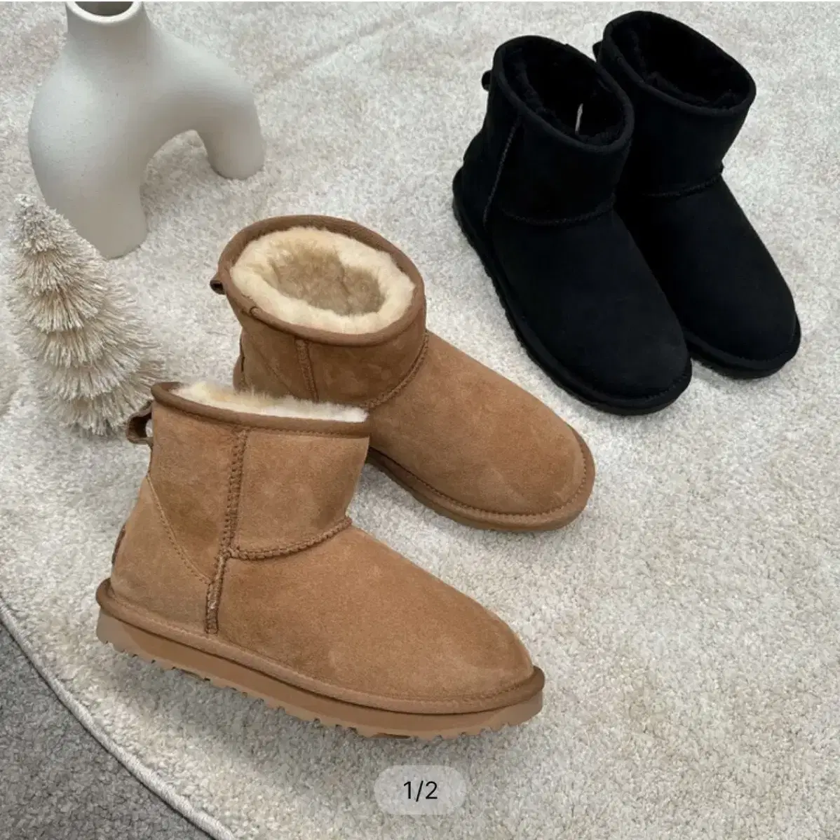 호주 정품) UGG 클래식 미니 어그 부츠(체스넛) 245-250