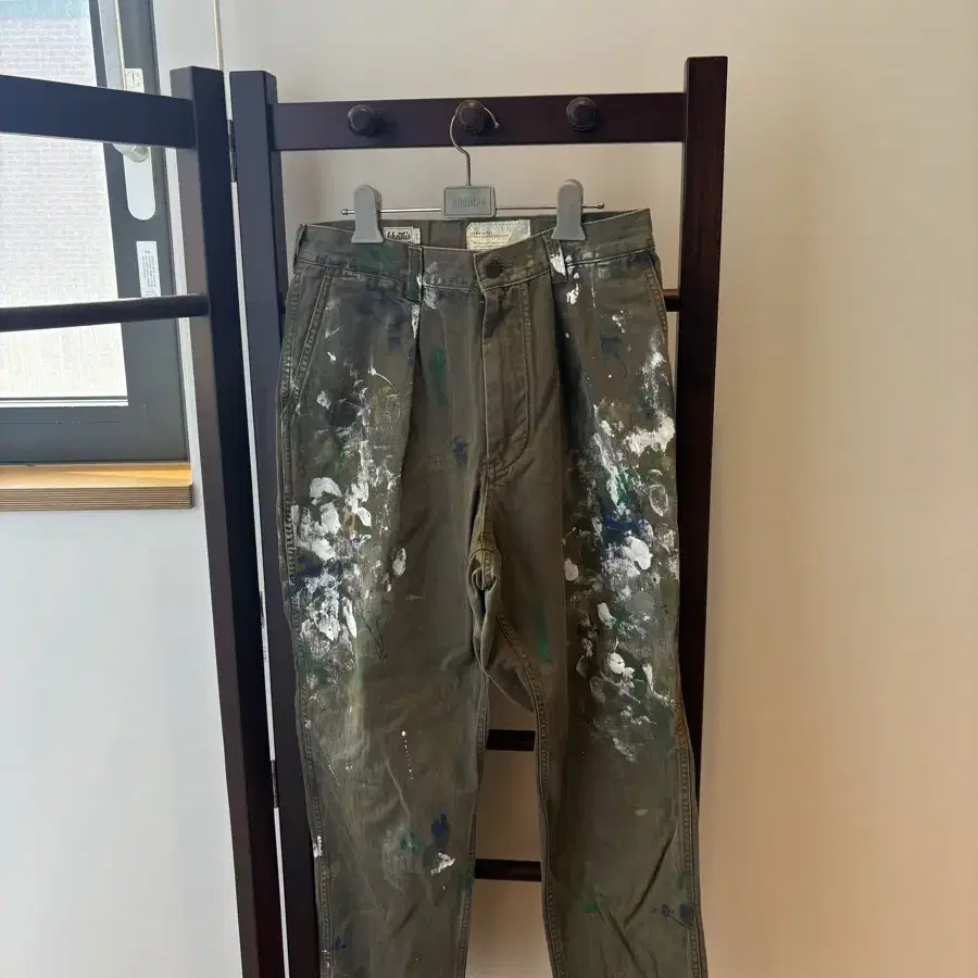 카키스 khakis painted work pant 페인트 워크팬츠