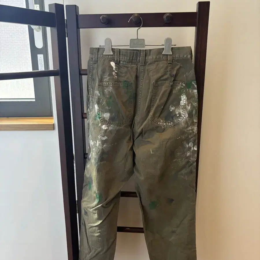 카키스 khakis painted work pant 페인트 워크팬츠