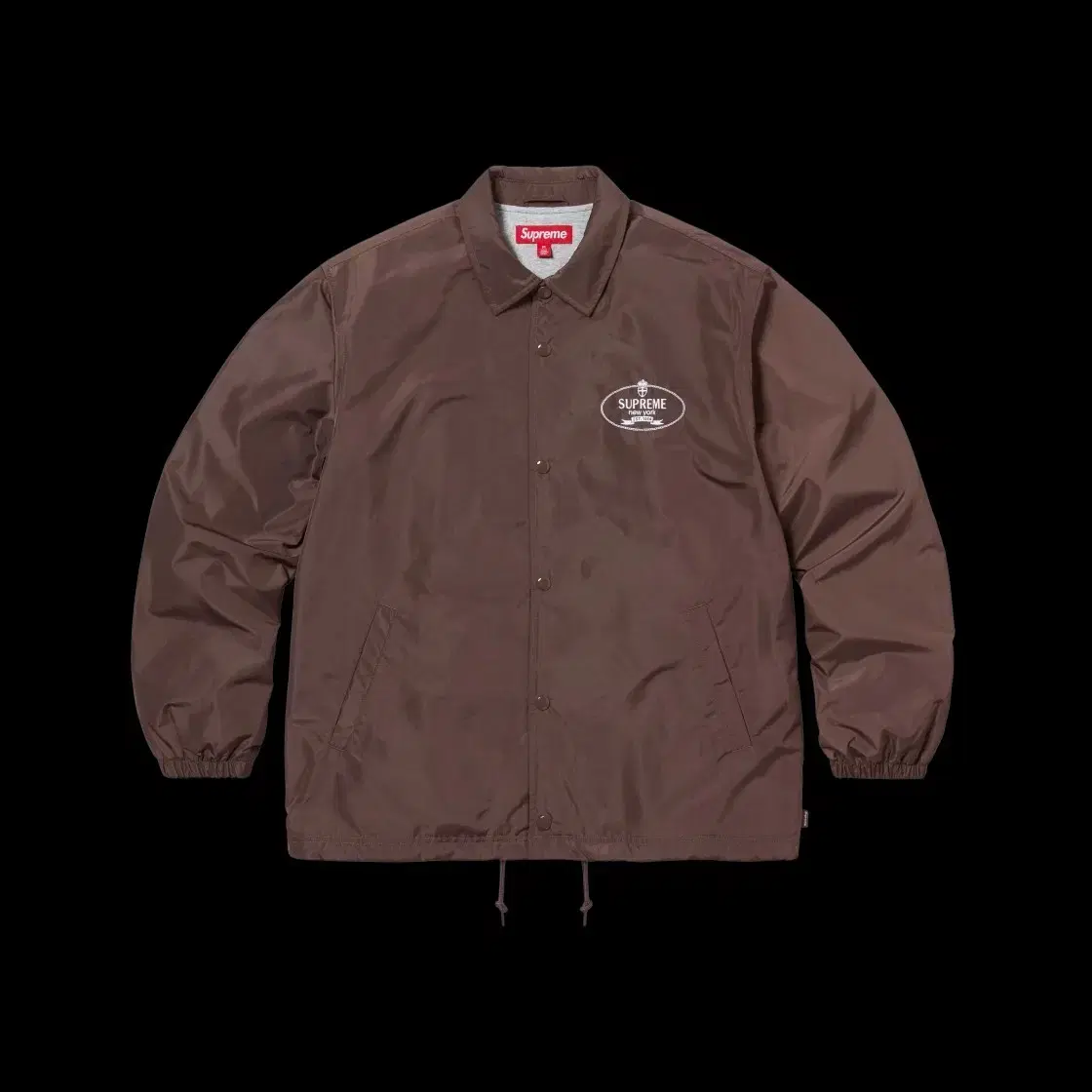 Supreme Crest Coaches Jacket Brown - 24F