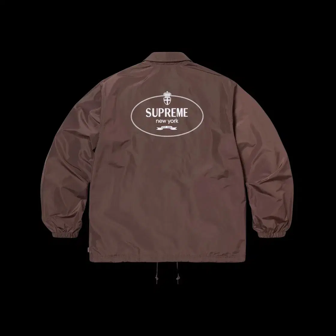 Supreme Crest Coaches Jacket Brown - 24F