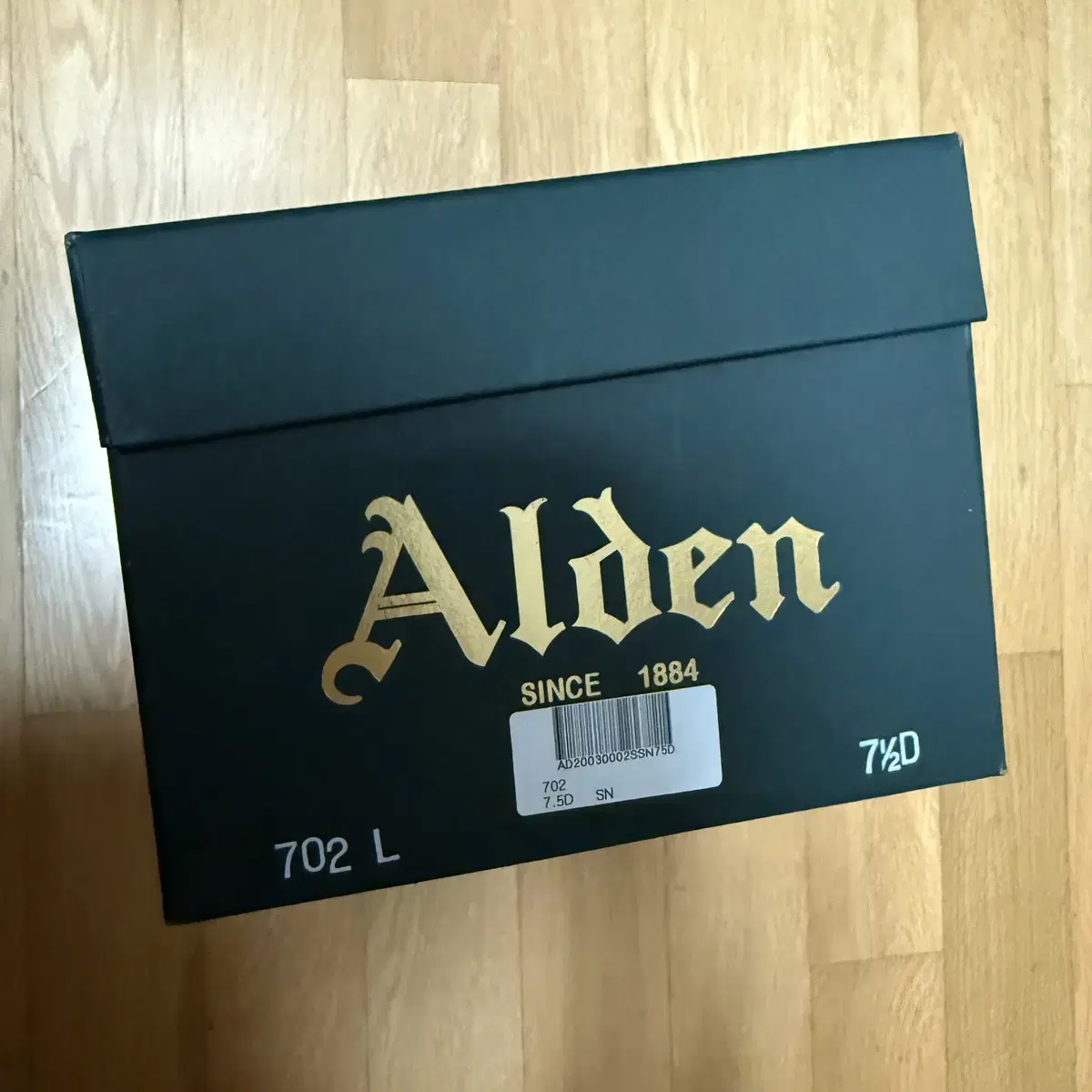 알든 alden 702   size 7.5D