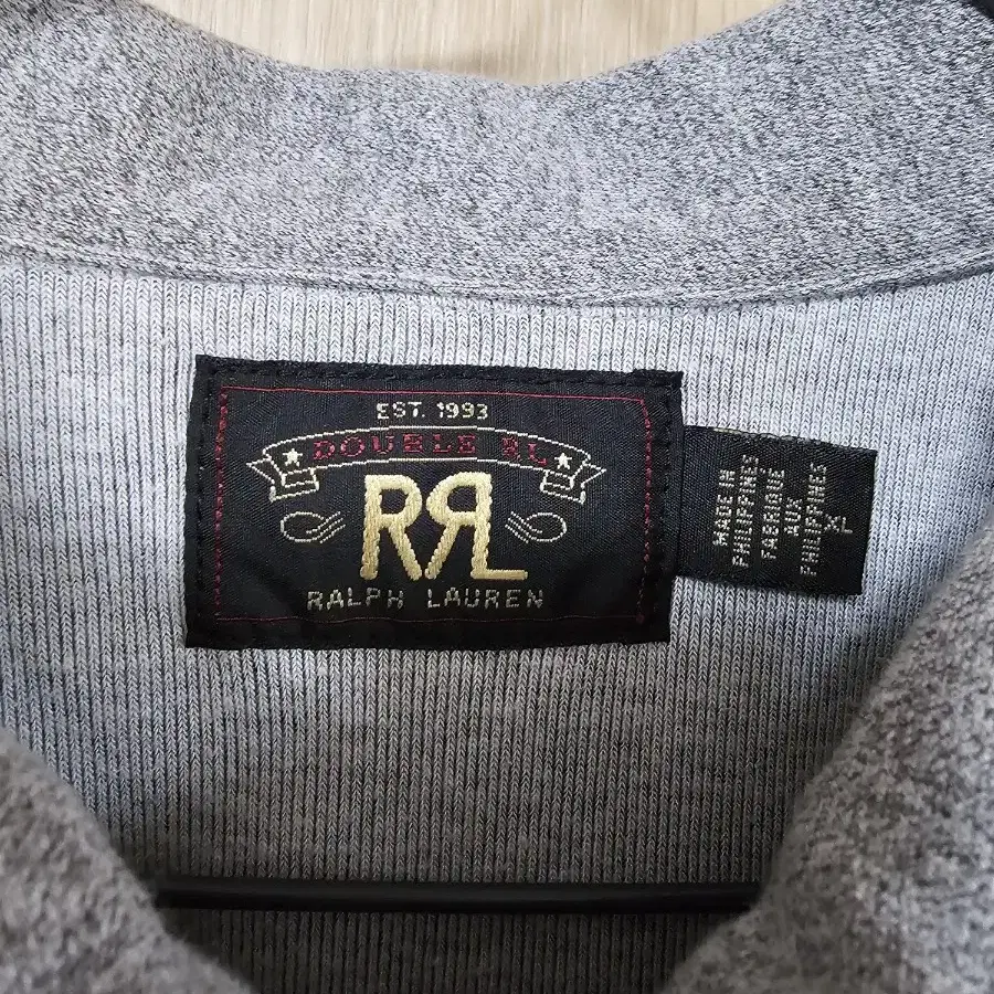 RRL 더블알엘 하프집업 스웻셔츠 XL