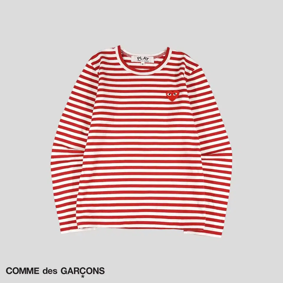 COMME des GARCONS PLAY 꼼데가르송 플레이 레드 화이트