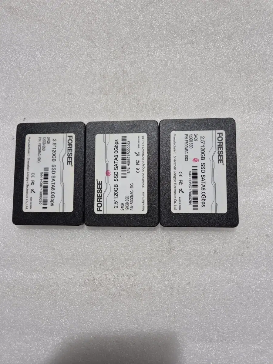 ssd120gb 일괄 3개