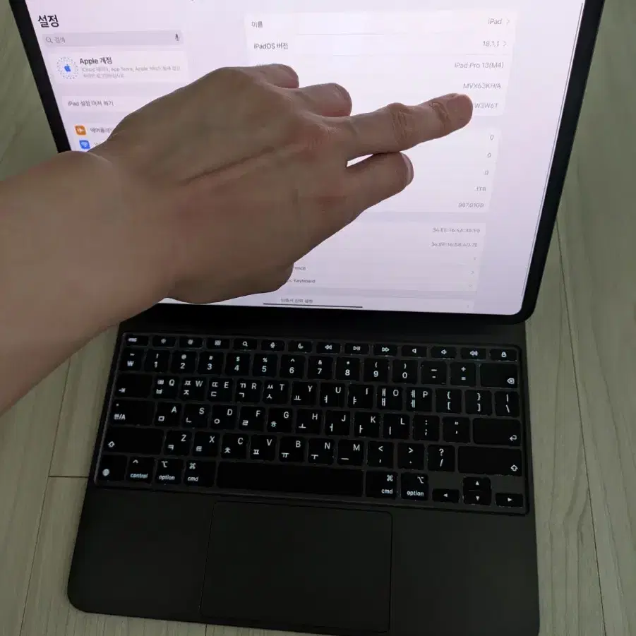 아이패드 프로 m4 13인치 1tb / 애플펜슬 프로 / 매직키보드