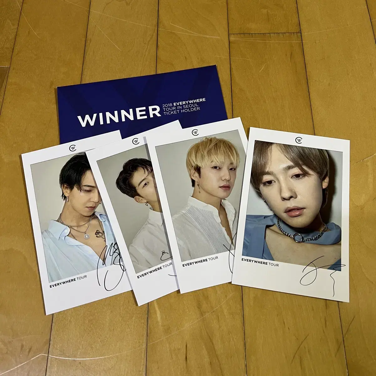 winner 위너 콘서트 공식 특전 전체 일괄 포카 엽서