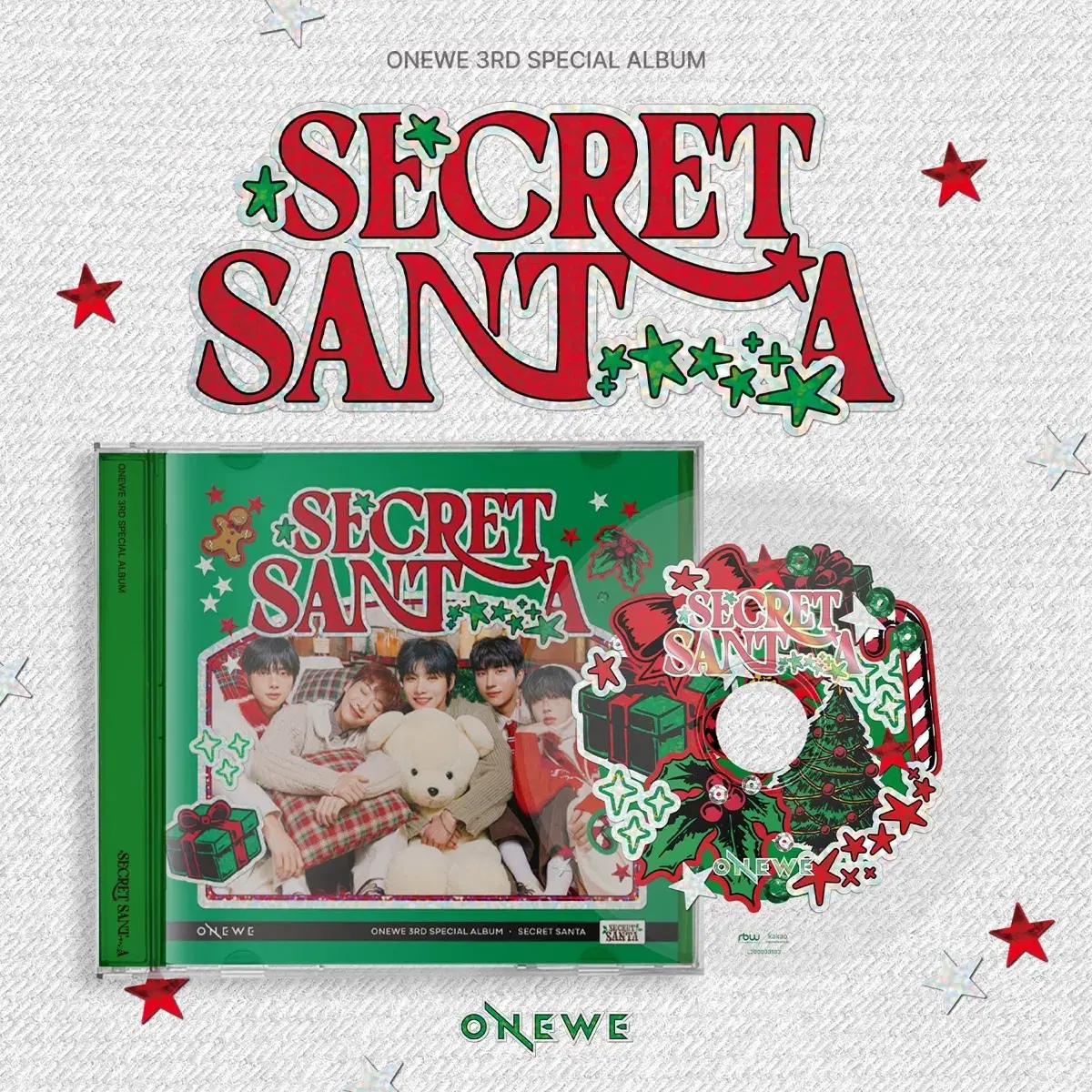 원위 [Secret Santa] 미개봉 앨범 + 디마뮤(대면) 포카