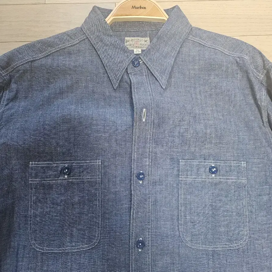 버즈릭슨 BUZZRICKSONS CHAMBRAY WORK SHIRT