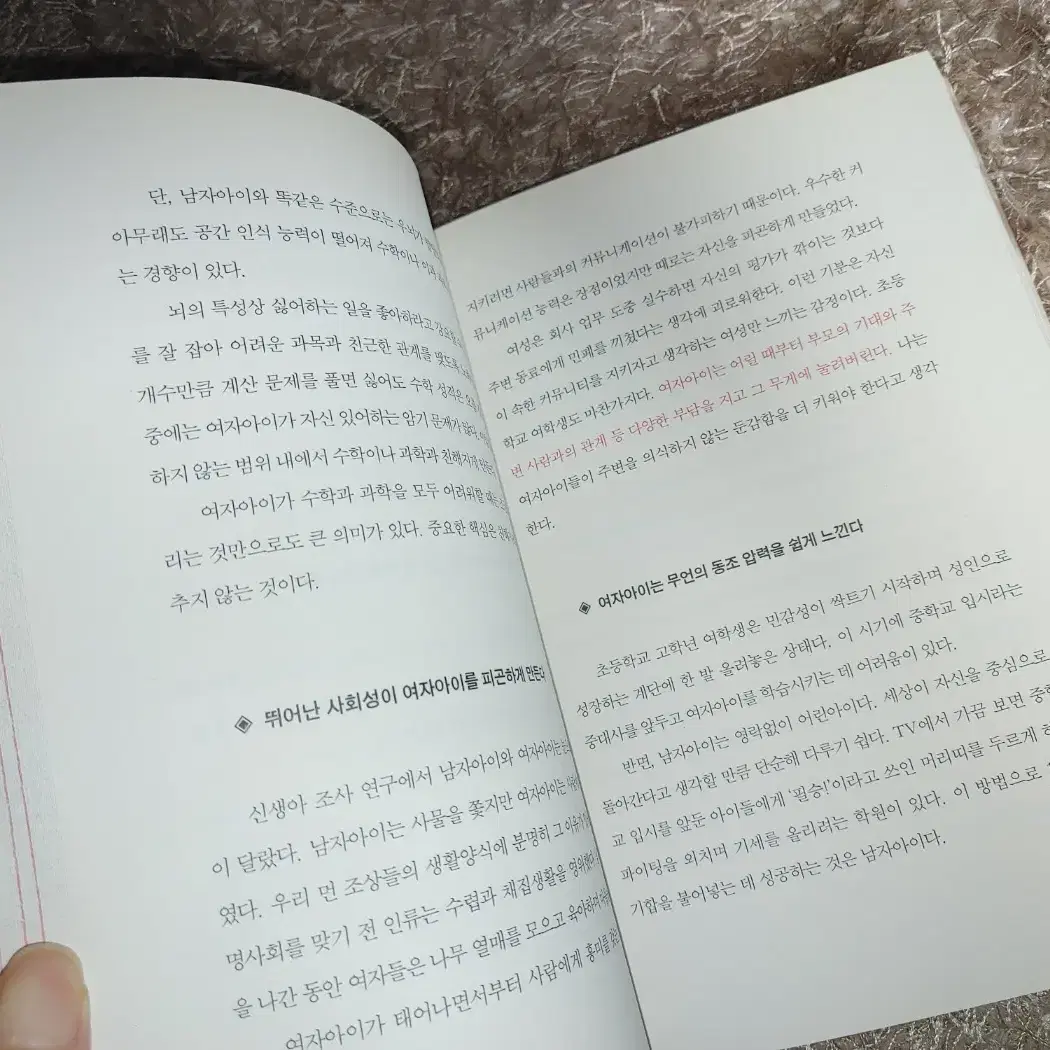 여자아이의 학습능력을 길러주는 방법 육아법 학습법 도서 책