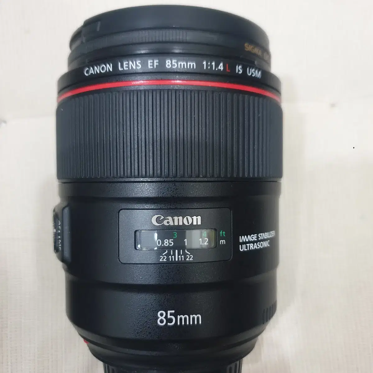 캐논 ef85mm f1.4L IS렌즈팝니다.(캐논 손만두)