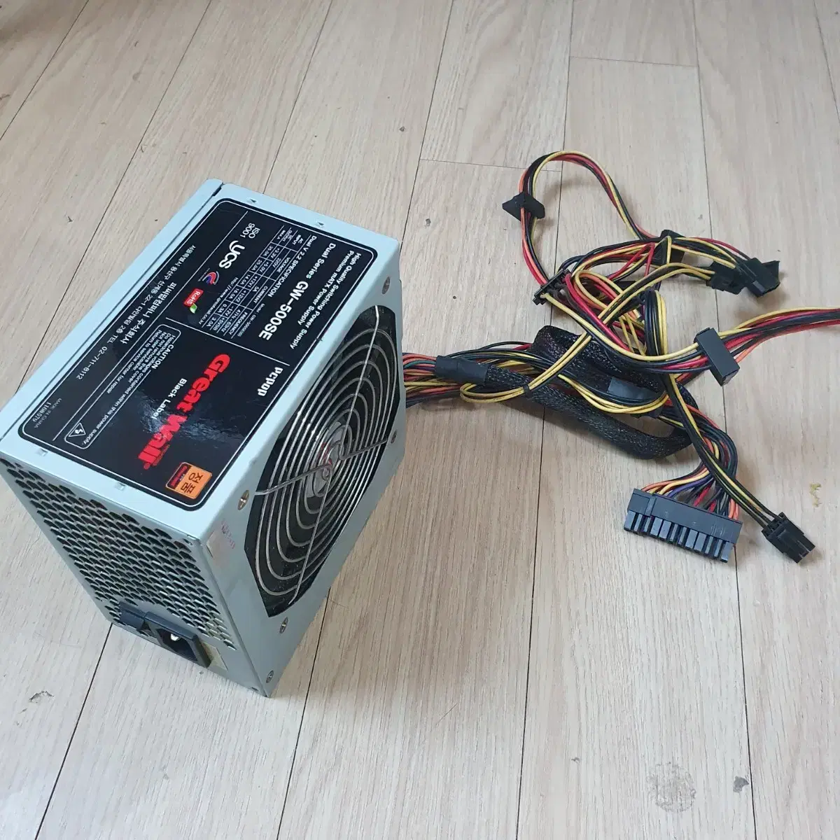 정격 500W 파워서플라이 ATX 파워 pc파워 잘작동