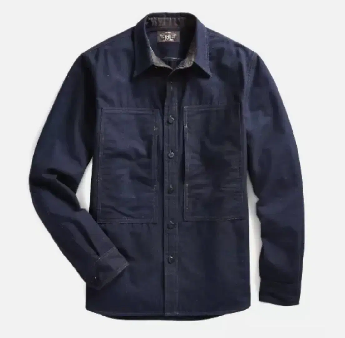 RRL  Wool Cotton NAVY 셔츠 L 새제품