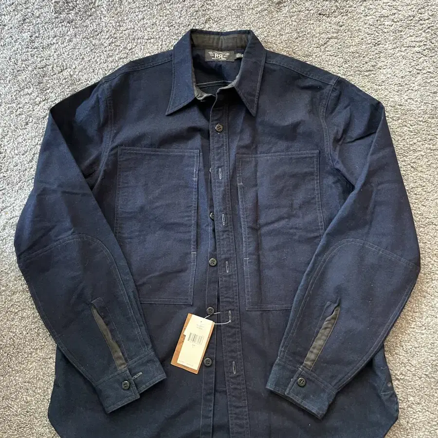 RRL  Wool Cotton NAVY 셔츠 L 새제품