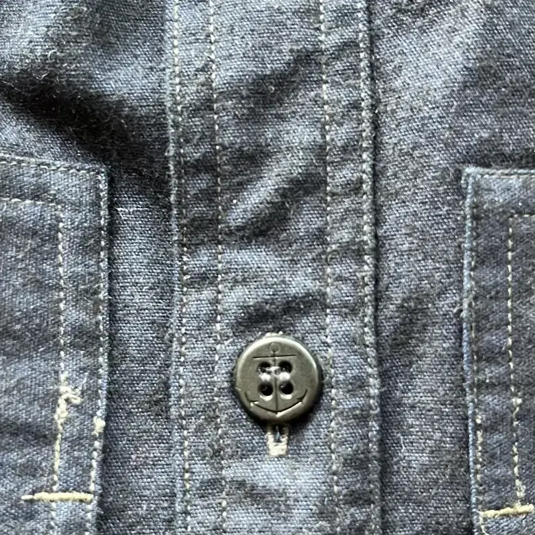 RRL  Wool Cotton NAVY 셔츠 L 새제품