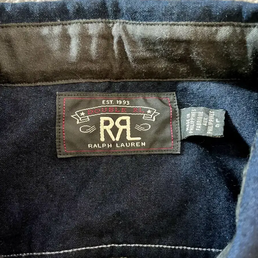 RRL  Wool Cotton NAVY 셔츠 L 새제품