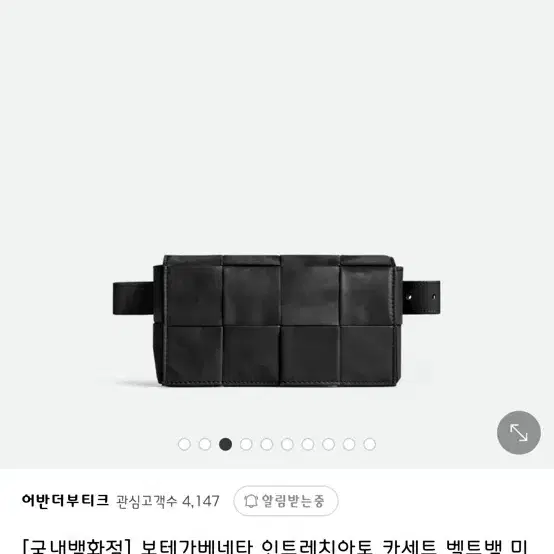 보테가 베네타 카세트 벨트백