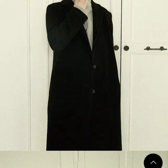 (미사용 새 상품)하베크_Classic cashmere long coat