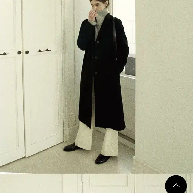 (미사용 새 상품)하베크_Classic cashmere long coat