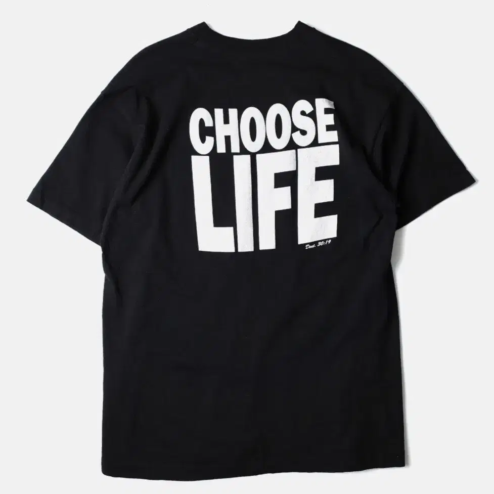 90s Choose Life vintage T-shirt 빈티지 티셔츠