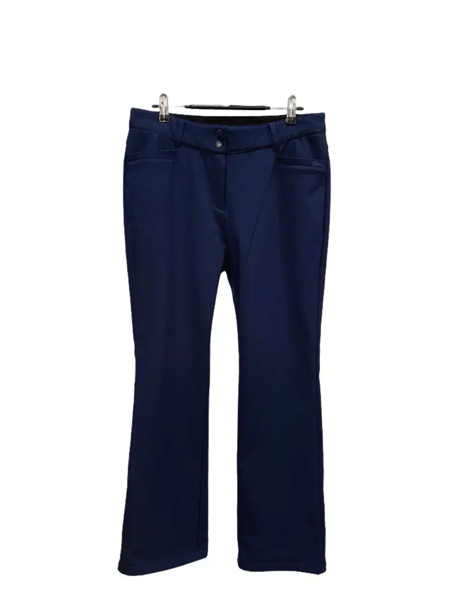 [24F/W](70) Woolsey Jin Navy Lined Ridge Two-Button Straight Span Golf Trousers