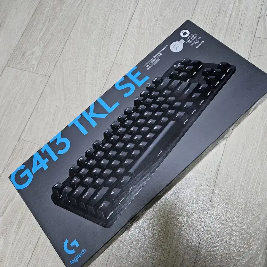 로지텍 G413 TKL SE 유선 게이밍 기계식 키보드