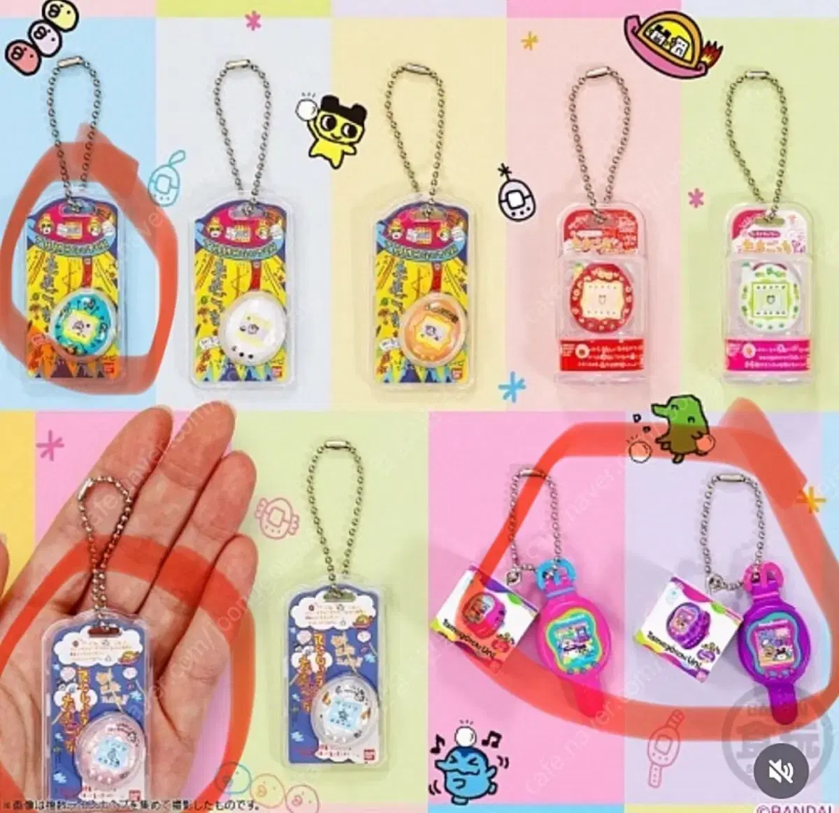 Sells Tamagotchi Miniature Charms (Miniature Charms)