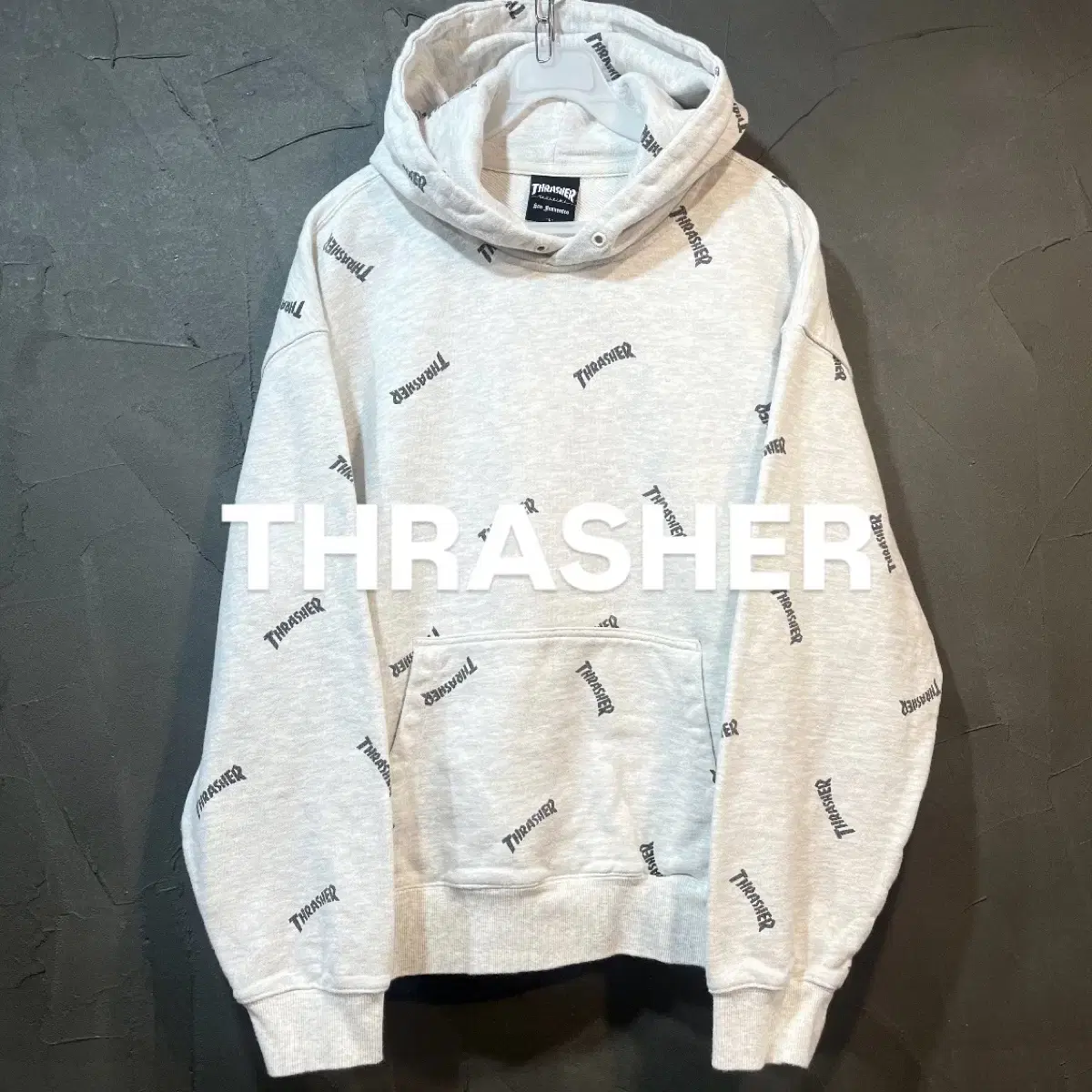 [L] THRASHER 트래셔 후드티