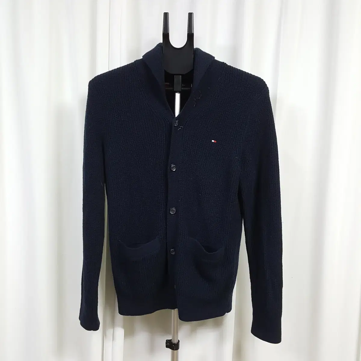 21 years Tommy Hilfiger Lambswool Cardigan Men's 95 Recommended Navy Oilcloth